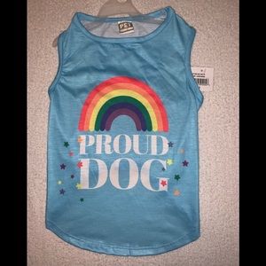 Pet Spirit Large Dog Blue Tank 🌈PROUD DOG🌈